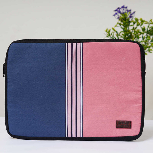 Red & Black Stripes Printed Laptop Sleeve/Cover 13 inch